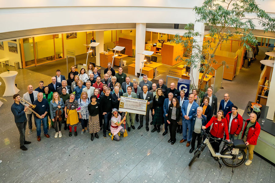 Donation from Heidelberger Volksbank